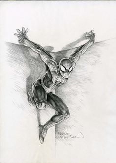 Bernie Wrightson - Spider-Man (2002) movie concept art