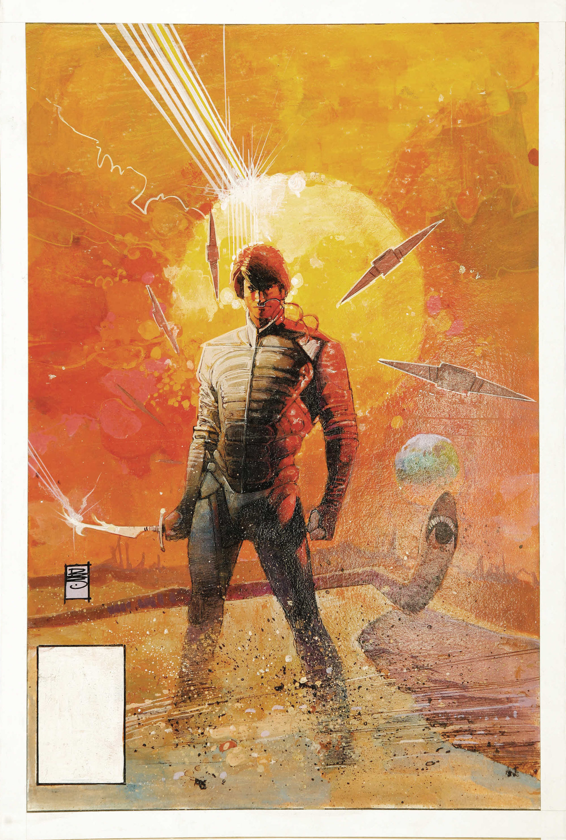 Bill Sienkiewicz - Dune the Official Comic Book Paperback Cover (1984)