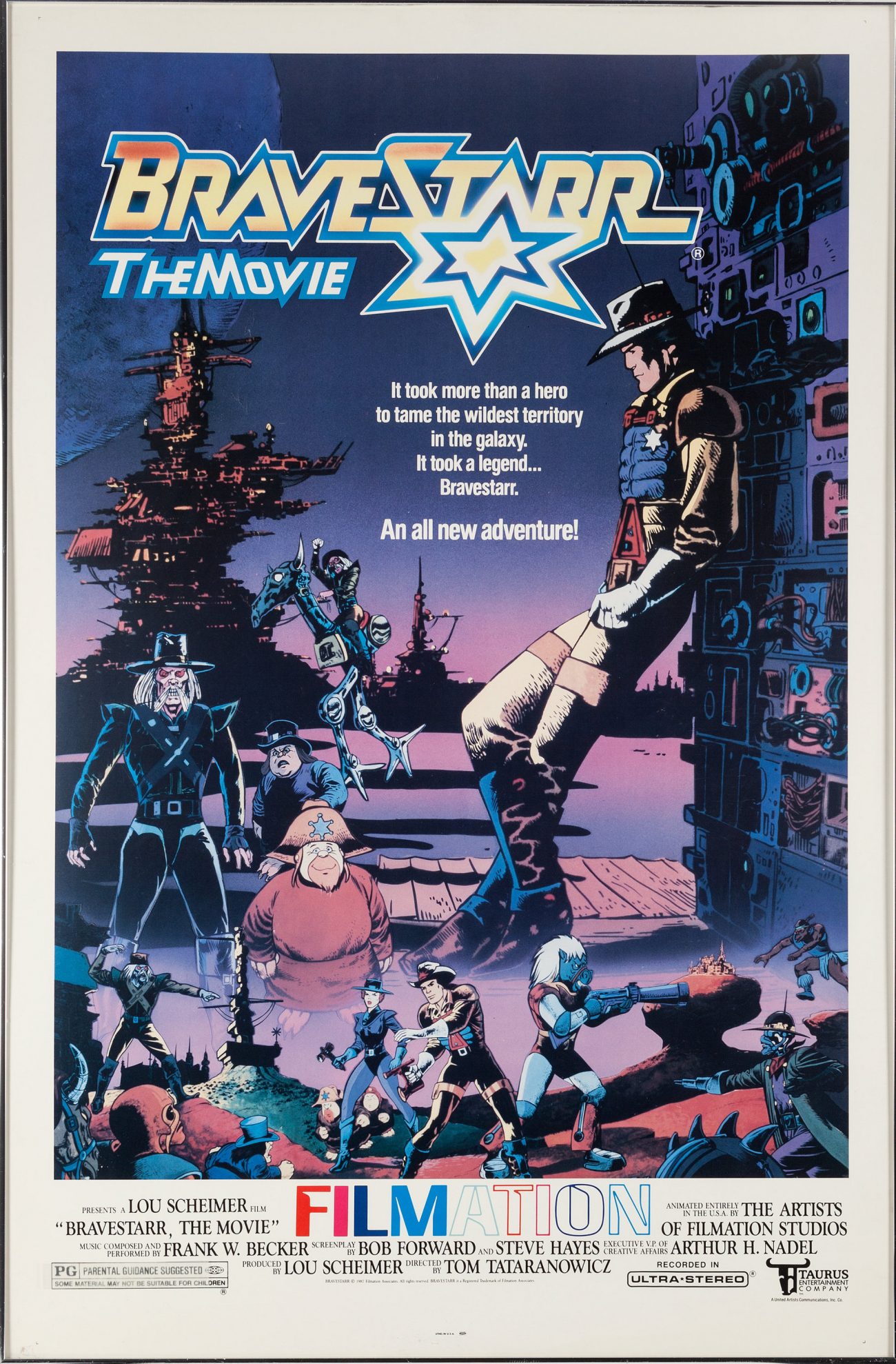 BraveStarr The Movie Poster (1988)