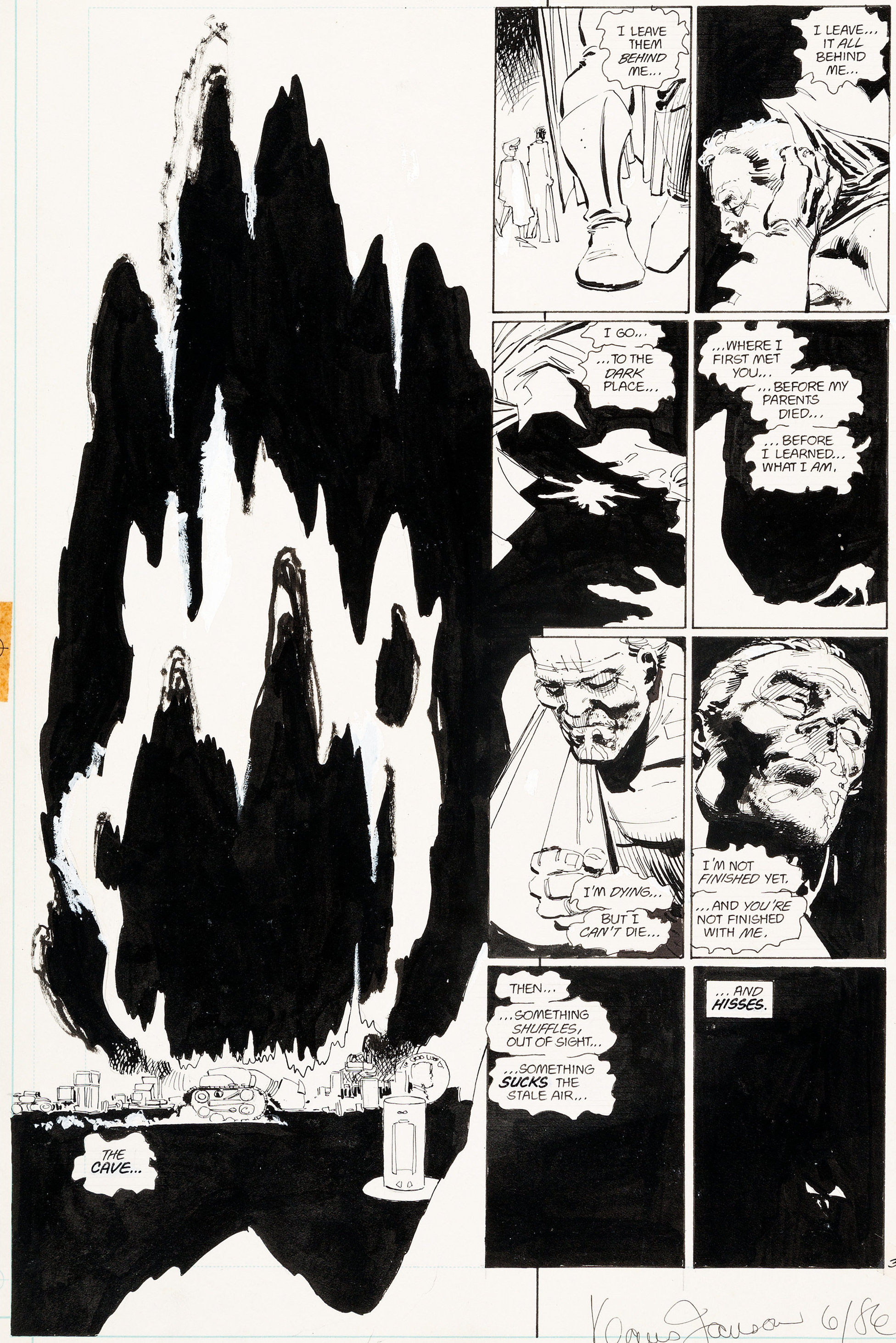 Frank Miller and Klaus Janson Batman The Dark Knight Returns #2 page