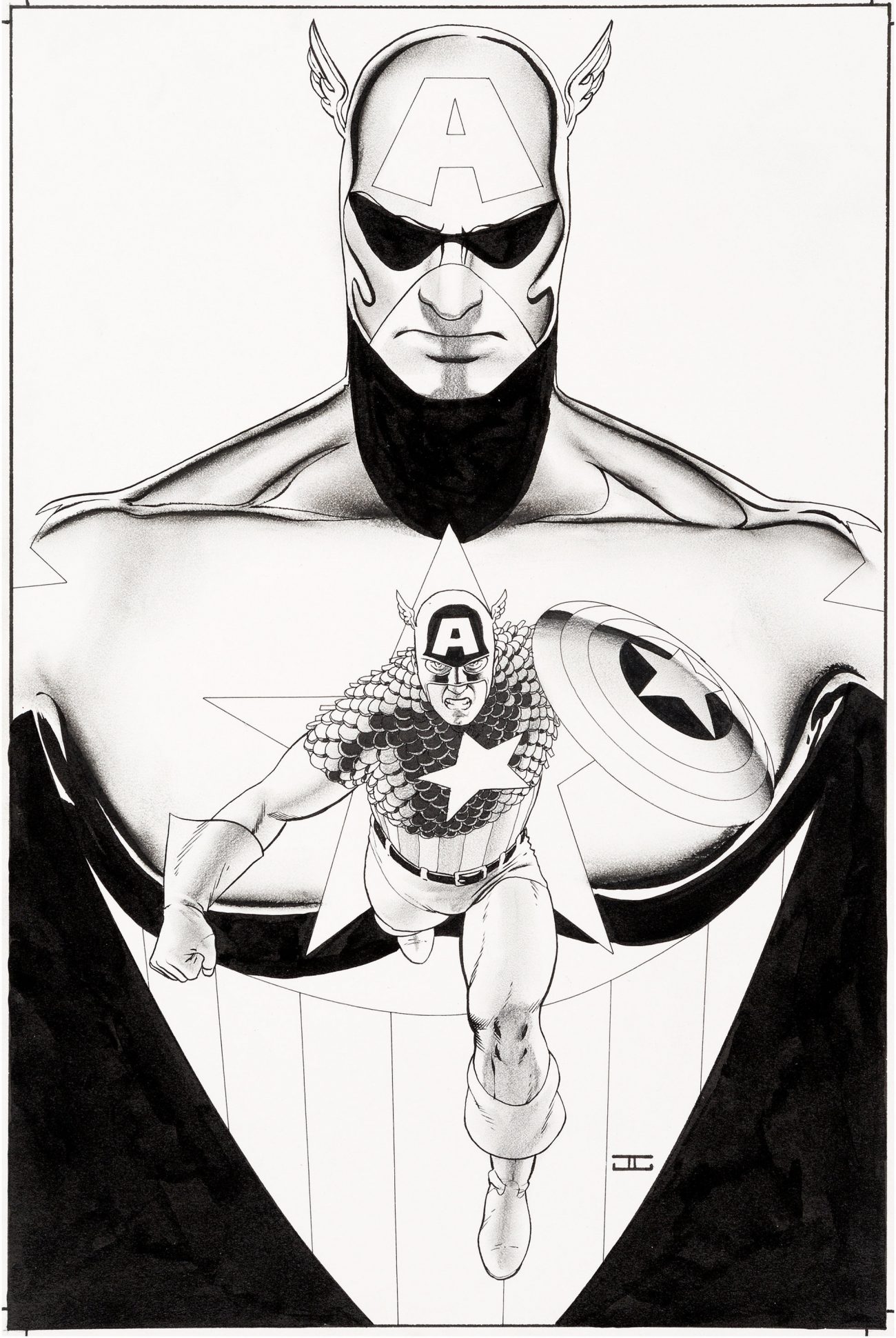 John Cassaday Captain America Reborn #6 cover