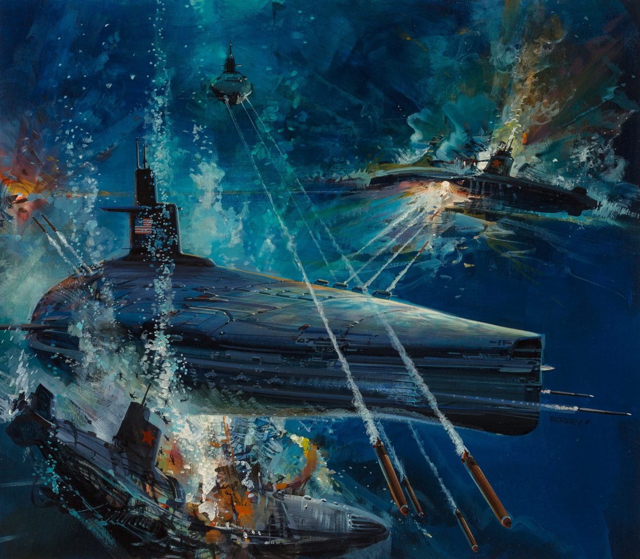 John Berkey Silent Hunter book cover