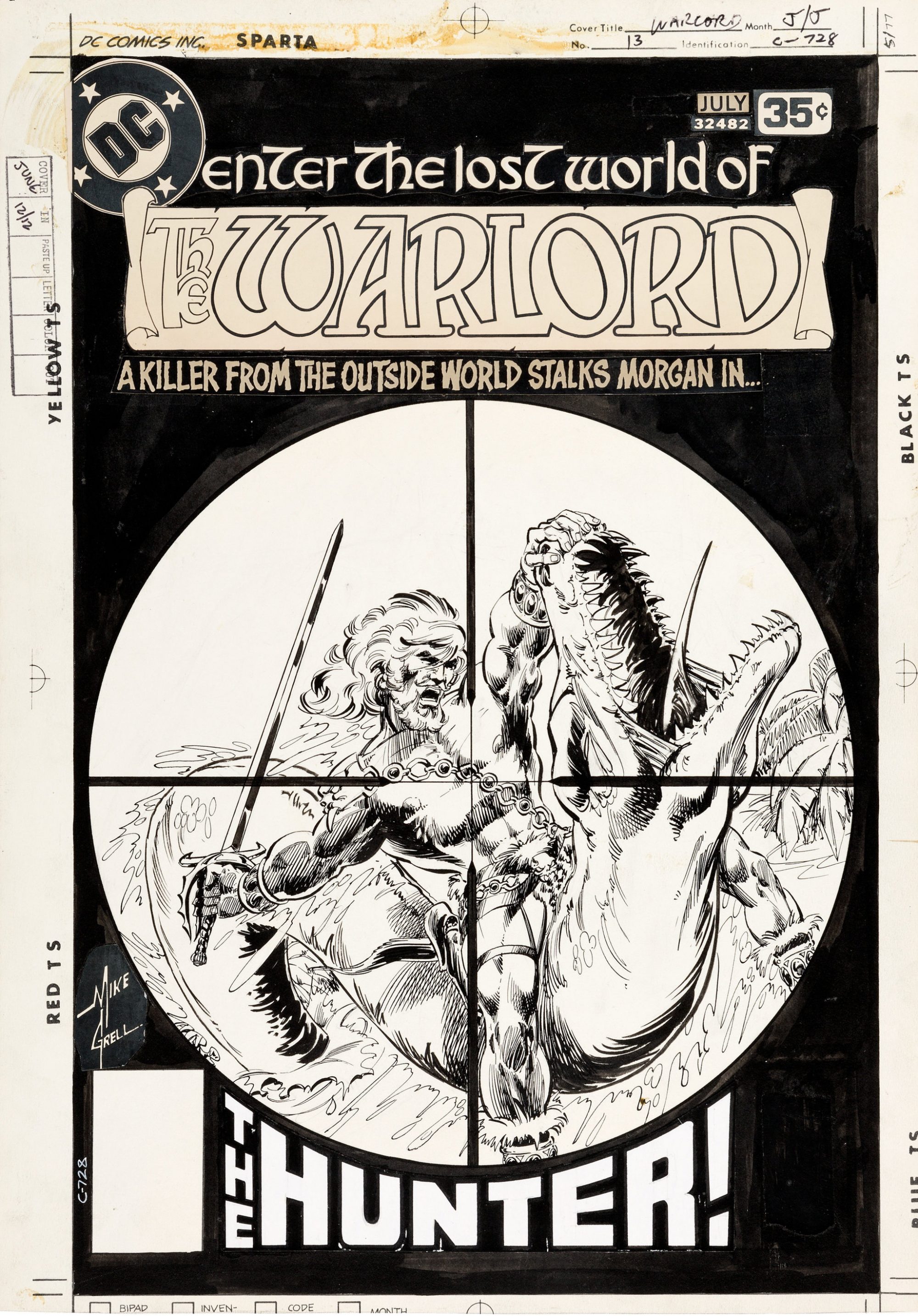 Mike Grell Warlord #13 Cover