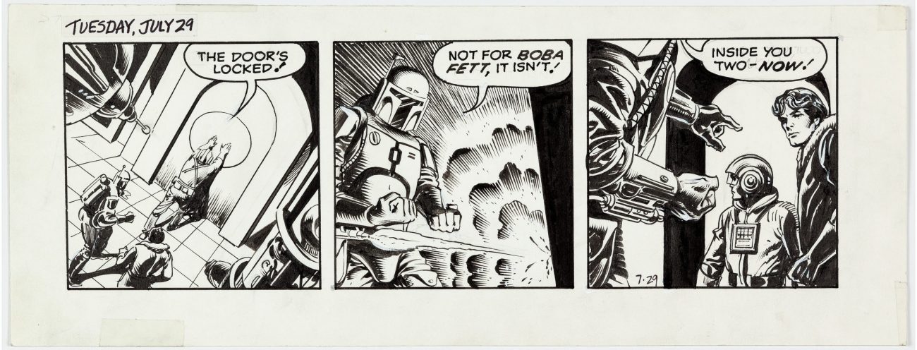 Russ Manning Star Wars Daily Comic Strip