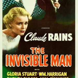 The Invisible Man (1933) 1951 re-release poster