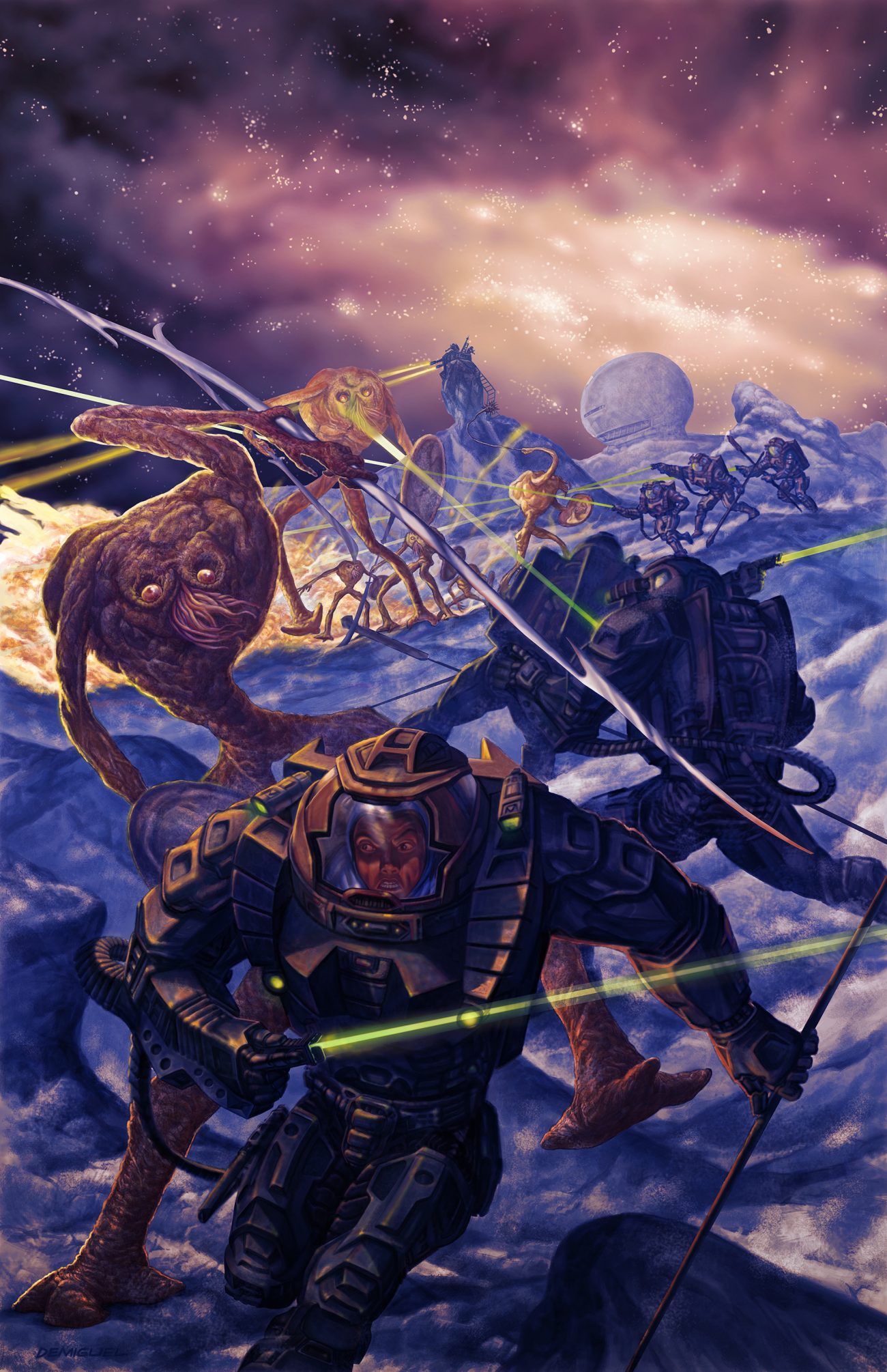Carles Demiguel The Forever War painting