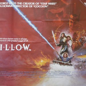 Willow (1988) British quad poster