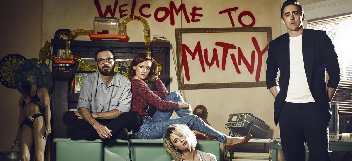 The cast of Halt and Catch Fire