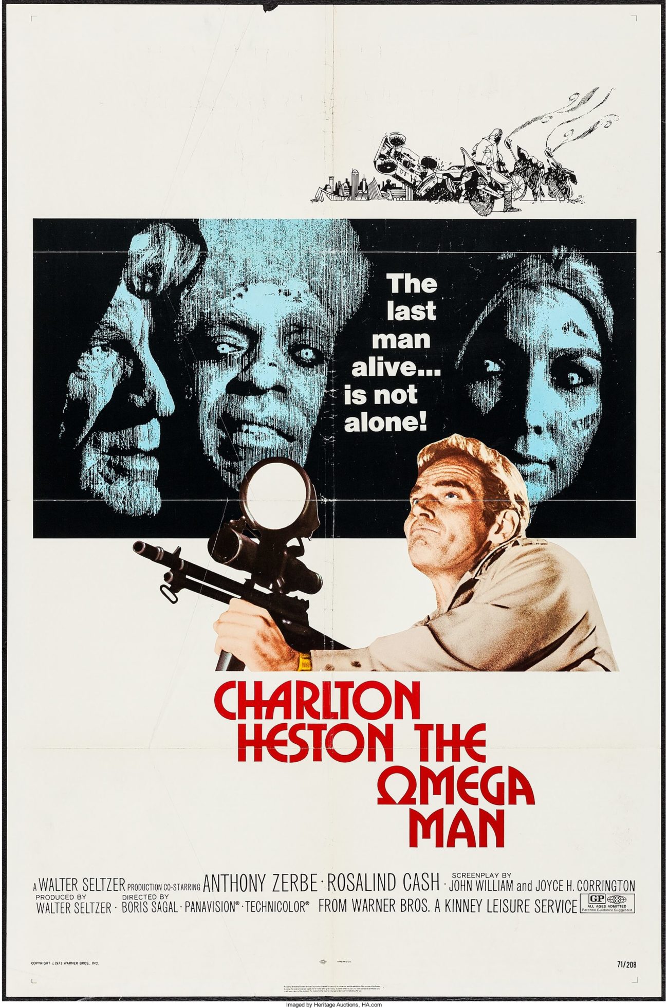 The Omega Man 1971 Poster Dangerous Universe