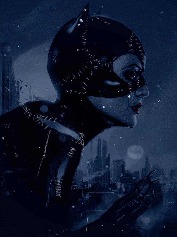 Catwoman (Batman Returns) poster by Laz Marquez – Dangerous Universe
