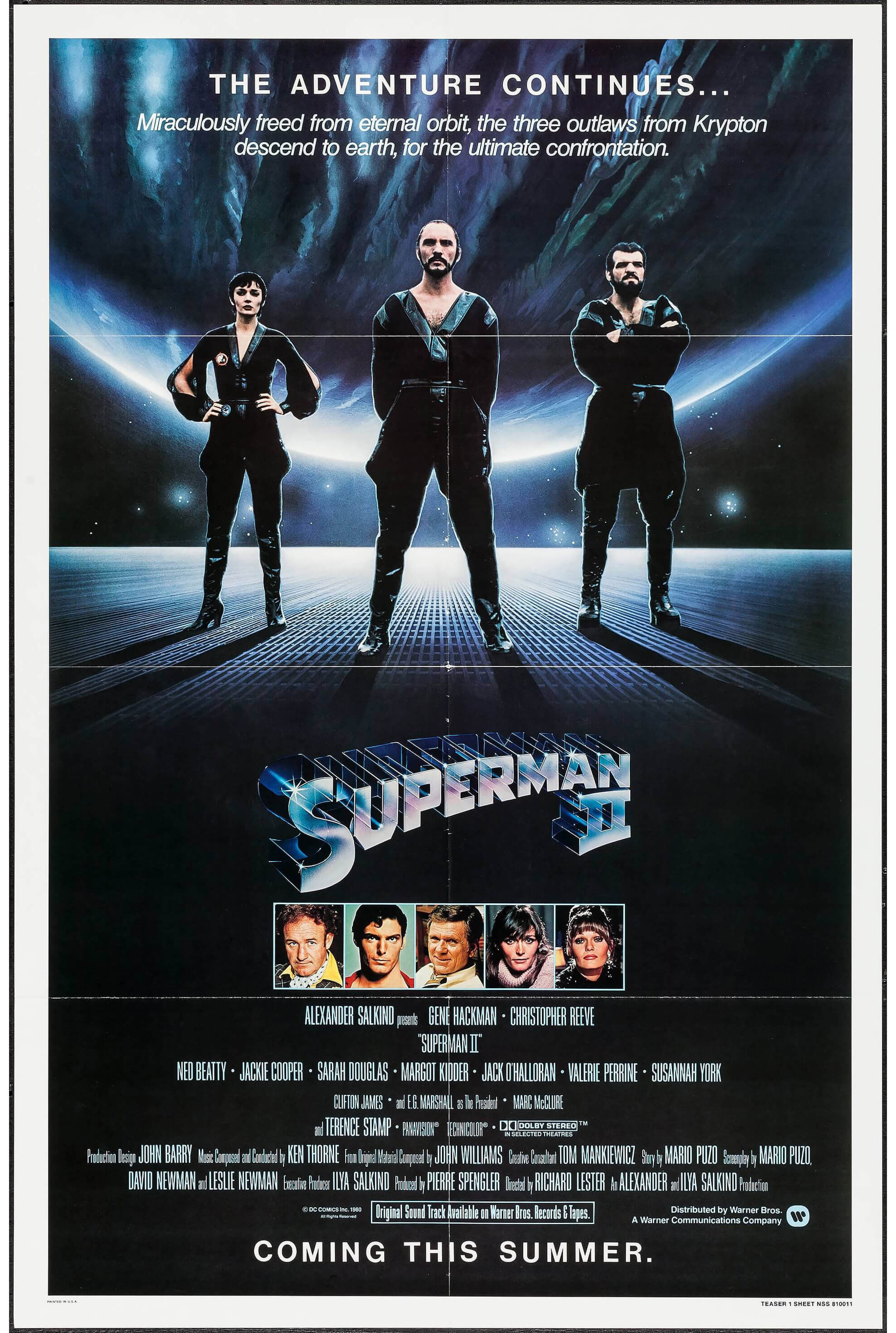 Superman II (1980) poster