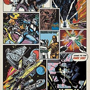 Star Wars comic book poster