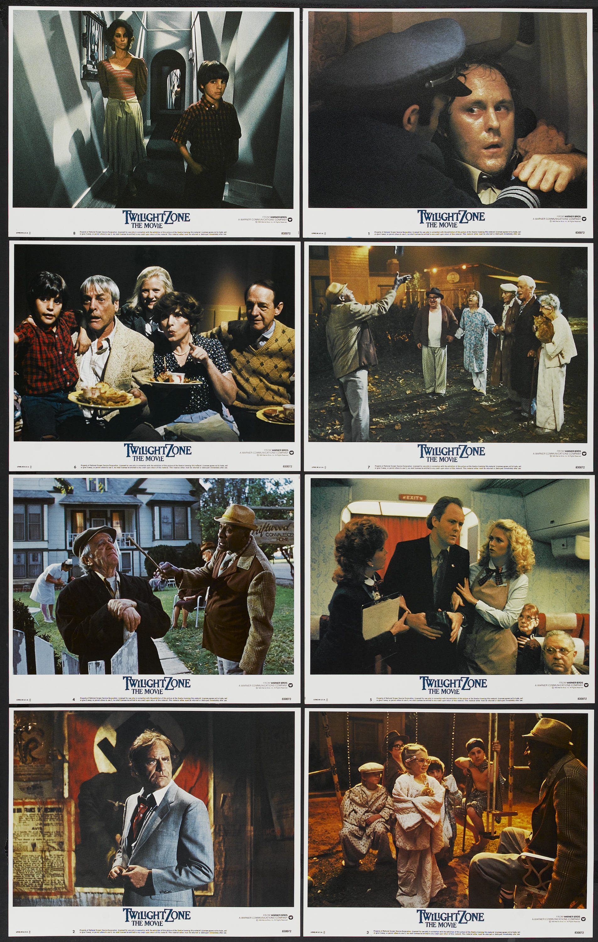 Twilight Zone: The Movie (1983) lobby cards
