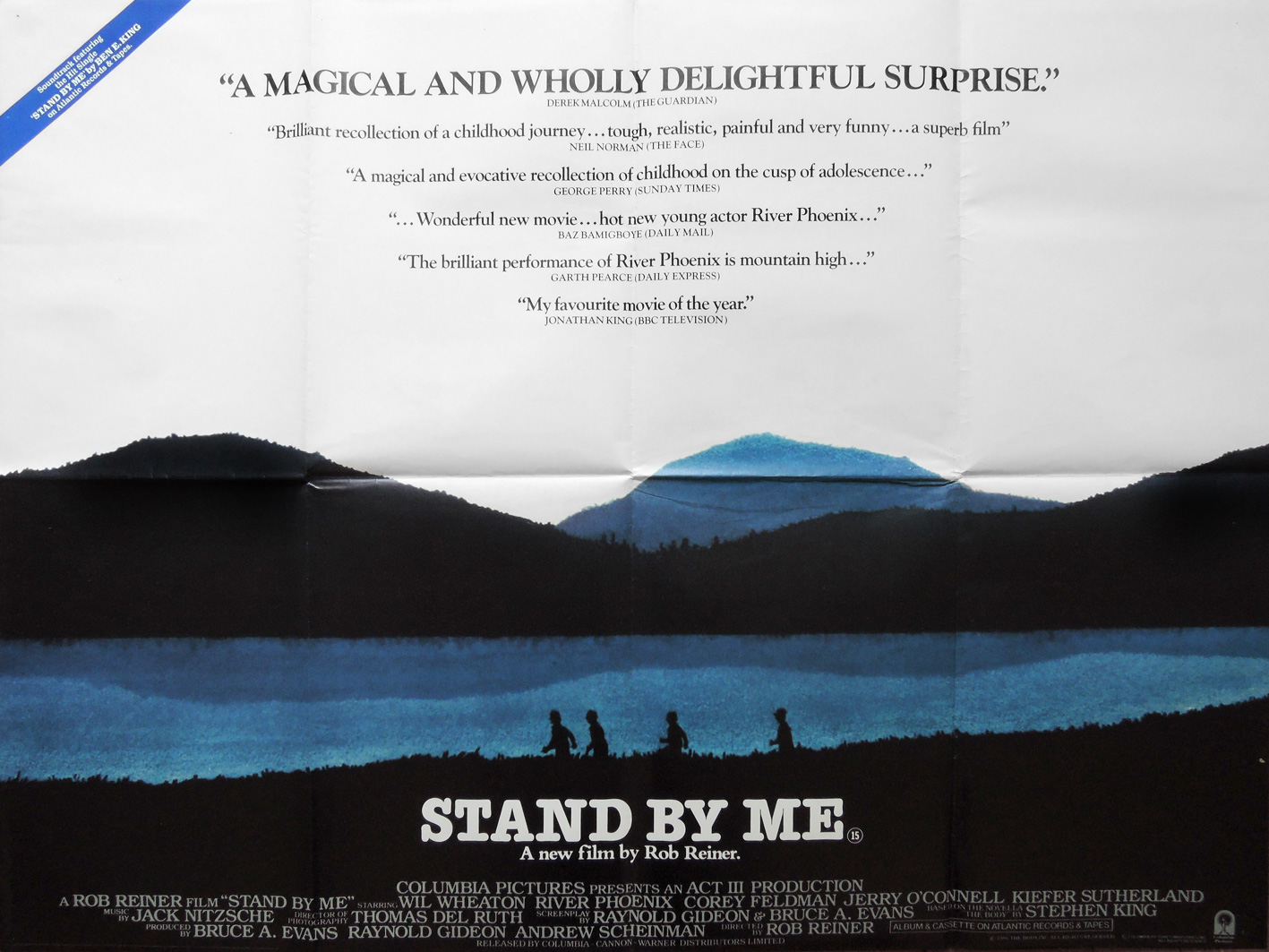 Stand By Me (1986) British quad poster – Dangerous Universe